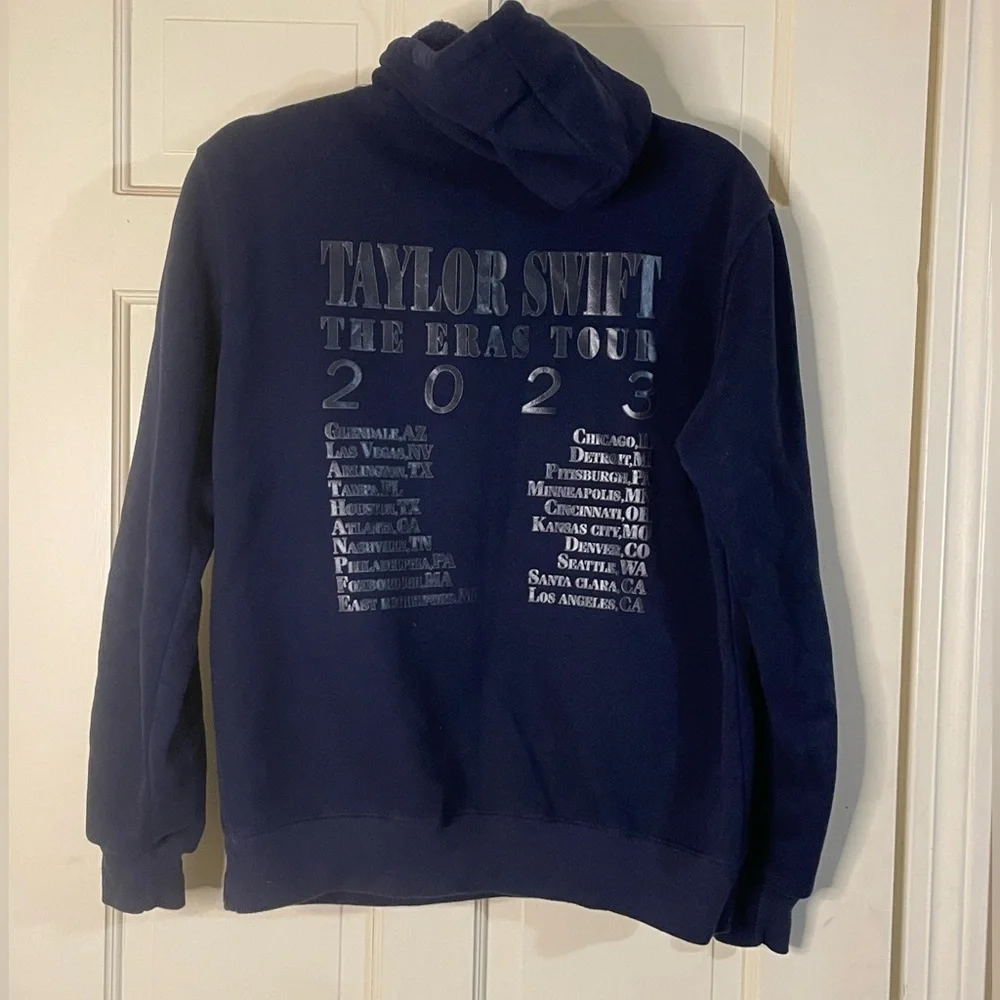 Taylor Swift Hoodie Adult Small  The Eras Tour 2023 Official Merch Sweatshirt - Picture 3 of 6